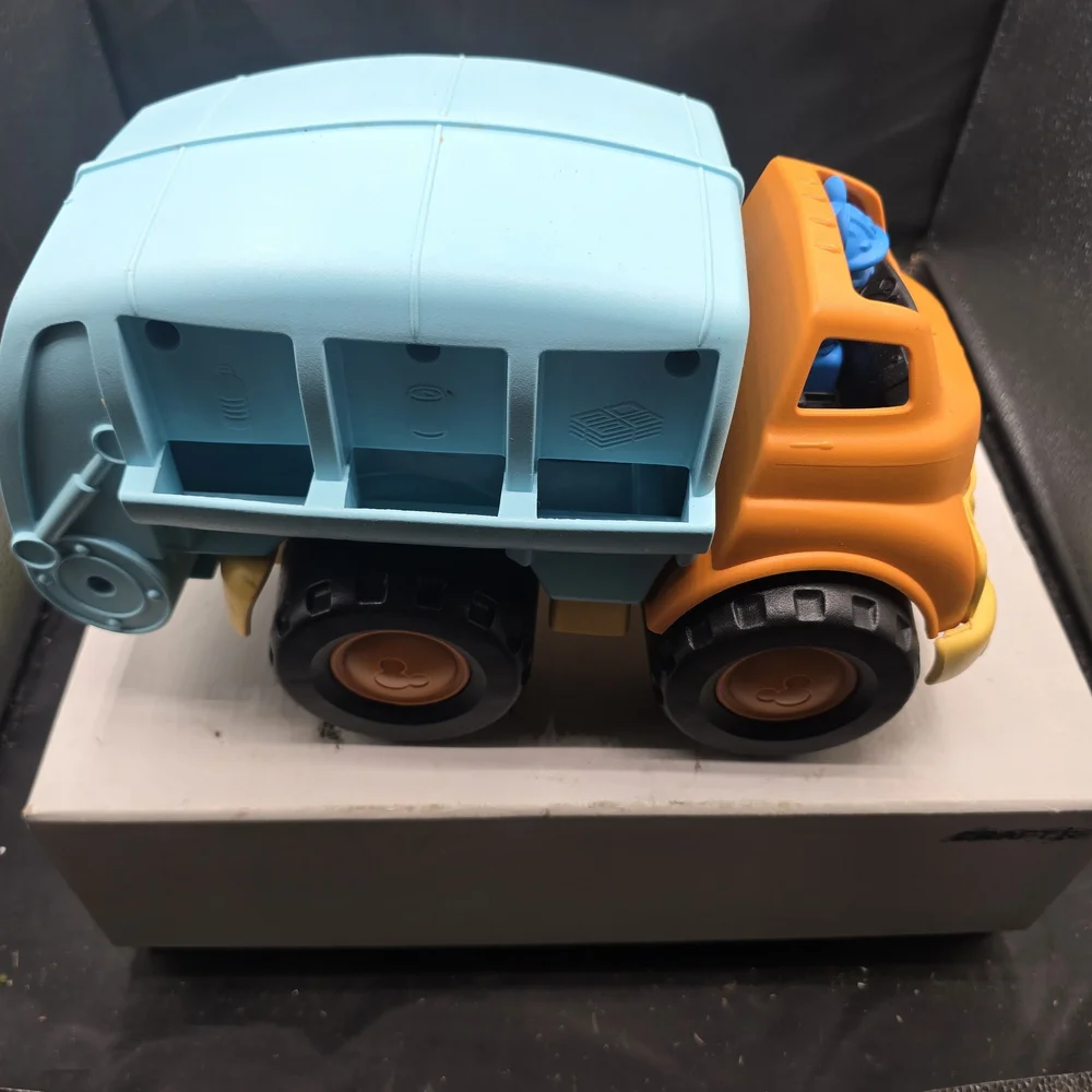 Orange and Blue Toy Truck with‎ Bear Driver